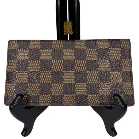 Louis Vuitton Damier Ebene Centenaire 1896-1996 Long Wallet/Passport Holder - Picture 2 of 12